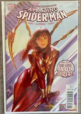Buy Amazing Spider-man #15 2nd Print Variant 1st Mary Jane As Iron Spider NM • 7.99£