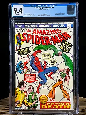 Buy AMAZING SPIDER-MAN #127 Dec 1973 CGC 9.4 Vulture & Human Torch Appearance • 199.88£