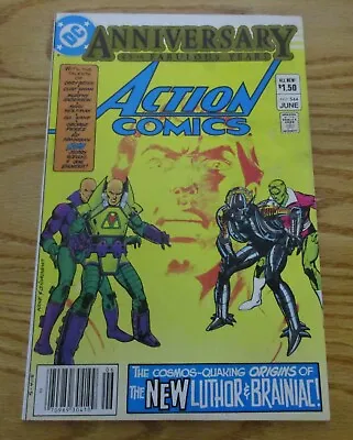 Buy Action Comics #544 June 1983 Luthor & Brainiac 45th Anniversary  • 7.24£