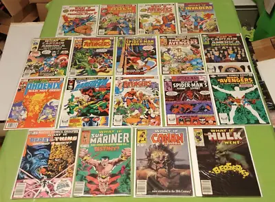 Buy What If ...? Vol. 1 Comic Lot (18) 1-5 20 24-30 + Many Newsstand Marvel 1977 • 217.68£