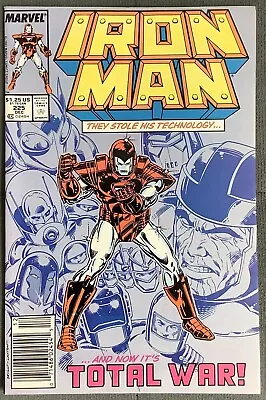 Buy Iron Man #225 Rare Newsstand Edition (1987, Marvel) Armor Wars Begins. NM- • 35.75£