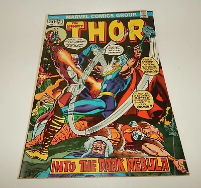Buy Thor #214 - Into The Dark Nebula - 1973 Marvel Comic Book • 10.45£