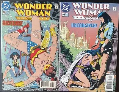 Buy Wonder Woman #98 #99 • Brian Bolland Covers! (DC 1995) • 3.95£