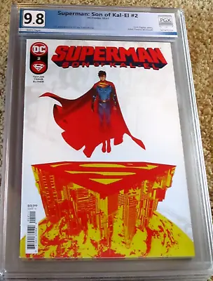 Buy Superman Son Of Kal-el #2 1st Appearance Jay Nakamura Timms Art Pgx Graded 9.8 • 35.58£