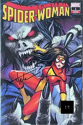 Buy Spider-Woman #1 Tyler Kirkham SIGNED Trade Dress With COA Marvel Spider-Verse 🔥 • 39.99£