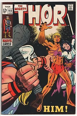 Buy Thor #165 1969 Cents 1st App Him Warlock Stan Lee Jack Kirby Gotg Movie Marvel • 229.95£