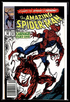 Buy 1992 Amazing Spider-Man #361 Newsstand 1st Carnage Marvel Comic • 119.92£
