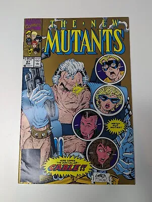 Buy THE NEW MUTANTS #87 2nd Print Gold X-Men Marvel Comics 1990 - VF • 11£