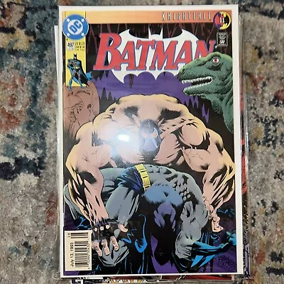 Buy DC Comics Batman #497 1993 9.0 Very Fine/Near Mint Newsstand Edition • 17.39£