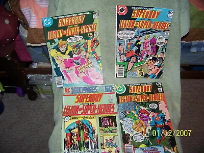 Buy Super Boy And The Legion Of Superherolot Of {5} 1970's {  Dc  Comic Books} • 19£