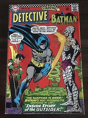 Buy Detective Comics #356 FN+ 1966 DC Comics Batman Inside Story Of The Outsider • 39.52£