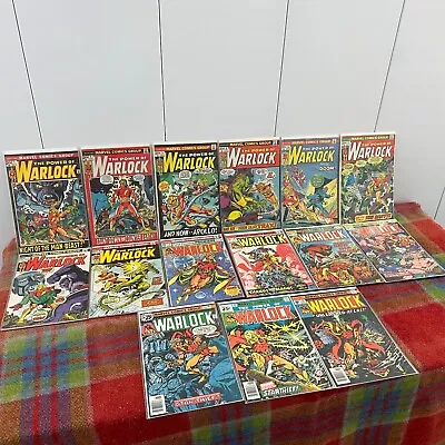 Buy Warlock Marvel Comics Full Run Set Lot 1-15 Bronze Age Keys Jim Starlin FN/VF • 197.09£