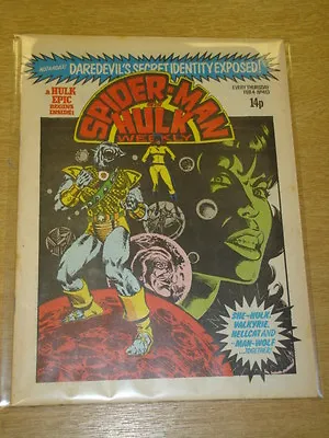 Buy Spiderman British Weekly #413 1981 Feb 4 Marvel Incredible Hulk • 2.99£