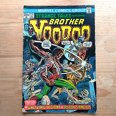 Buy Marvel Comics Strange Tales Brother Voodoo # 171 1973 Wein Colan Baron Samedi • 12.87£