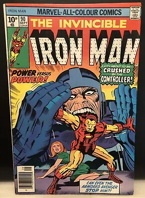 Buy INVINCIBLE IRON MAN #90 Comic Marvel Comics Bronze Age • 6.88£