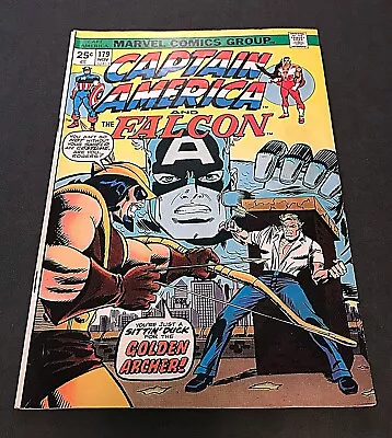 Buy Captain America & Falcon #179, Nov '74, Very Fine+, Has MVS!, 2 Free Comic Books • 9.51£