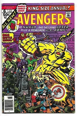 Buy AVENGERS Annual #6 MARVEL COMIC BOOK 1st Series Iron Man Vision 1976 Kirby Perez • 18.18£