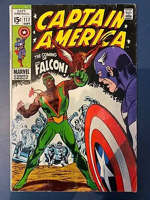 Buy Captain America #117 (1968) 1st App The Falcon Vg/fn Marvel • 799.95£