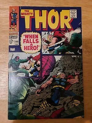 Buy The Mighty Thor 149 2nd Wrecker, Origin Of Inhumans! Silver Age Marvel • 63.96£