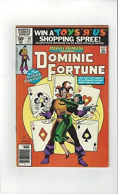 Buy Marvel Premiere Featuring Dominic Fortune No. 56 October 1980 50c USA • 9.99£