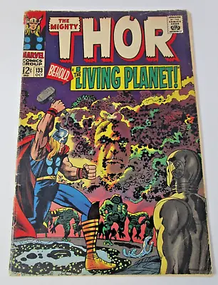 Buy Thor #133 1966 [GD] 1st Full App Ego, 2nd Hela, 1st Count Tagar Silver Age Key • 19£