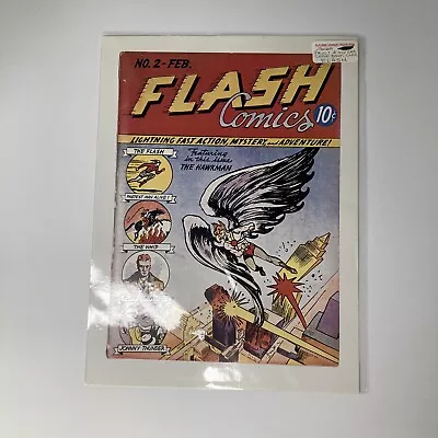 Buy Flash Comics 2 First Hawkman 2nd App Flash & Hawkman 1940 Cover Print Bagged • 75.71£