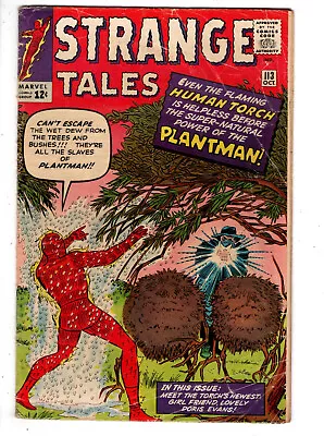 Buy Strange Tales #113 (1963) - Grade 4.0 - Human Torch & Plantman Appearance! • 47.49£