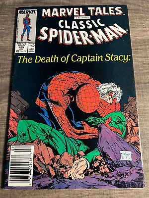 Buy Marvel Tales #225 - The Death Of Captain Stacy! Spider-man, Todd Mcfarlane Cover • 7.13£