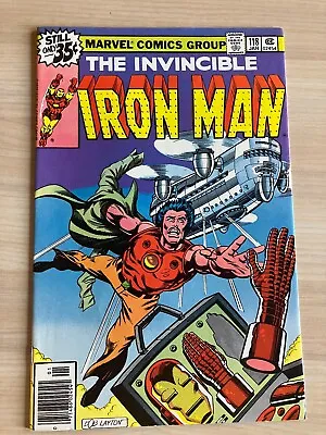 Buy Invincible Iron Man #118  (1979)-Very Fine (VF) - 1st James Rhodey Rhodes • 28.45£