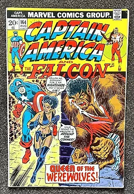 Buy Captain America + Falcon #164 1st Appearance Nightshade 1973 • 12.16£