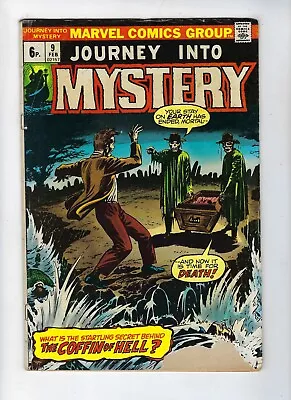 Buy JOURNEY INTO MYSTERY # 9 (The Coffin Of Hell, FEB 1974) GD • 4.95£