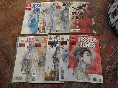 Buy Jessica Jones Comics Issues 1 To 8  (including Variant Cover Version - Issue 3) • 25£