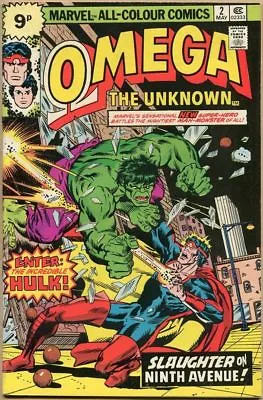 Buy Omega: The Unknown #2 (1976) Pence Vg Marvel • 6.95£