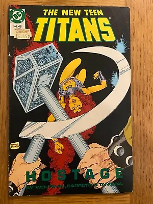 Buy The New Teen Titans Issue 48 From 1988 - Discounted Post • 1.25£