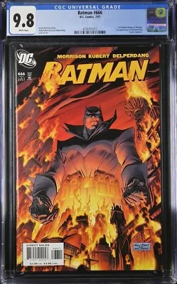 Buy Batman #666 Cgc 9.8 1st Damian Wayne As Batman Professor Pyg Andy Kubert 012 • 138.35£
