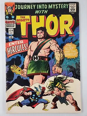 Buy Journey Into Mystery With The Mighty Thor (marvel,1966) #124 Silver Age ~ • 55.34£