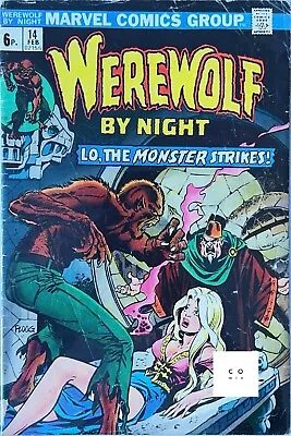 Buy Werewolf By Night Vol 1 #18 1973 Marvel Comics UK Price Variant Bronze Age VG/FN • 13.99£