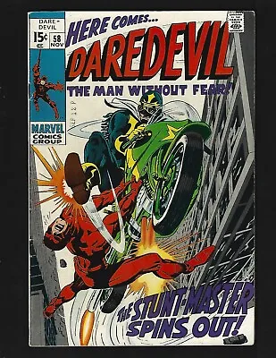Buy Daredevil #58 FN+ Colan 1st Stunt-Master Willie Lincoln Karen Page Foggy Nelson • 15.01£