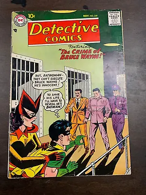 Buy Detective  Comics #249, 1957 Vg+/fn- • 268.04£