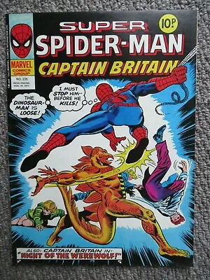 Buy Marvel UK  Spider Man And Captain Britain Comic #235  10th August 1977 • 8£