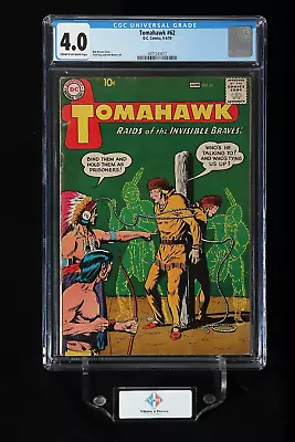 Buy Tomahawk #62 ~ CGC 4.0 ~ Early Silver Age ~ D.C. Comics (1959) • 79.94£