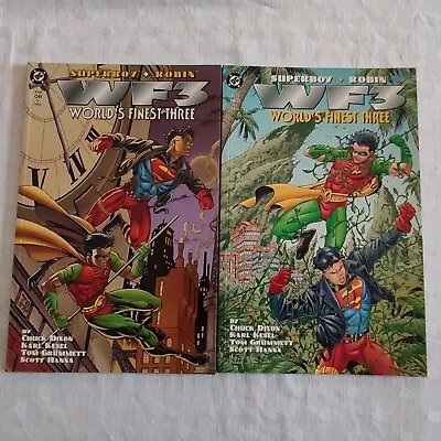 Buy Superboy/Robin: World’s Finest Three #1 #2 Prestige Format - DC 1996 - Full Set • 5.09£