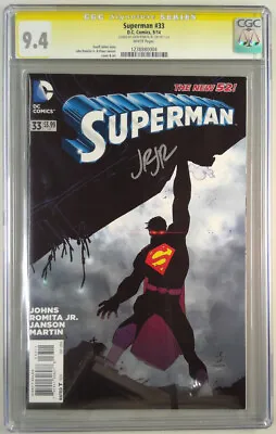 Buy Superman 33 A (2011) Cgc 9.4 Signed John Romita Jr Yellow Label (slab Grade) • 198.59£