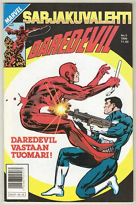 Buy Daredevil #183 *FINNISH EDITION* Punisher Vs Daredevil MARVEL COMICS 1990 • 55.17£