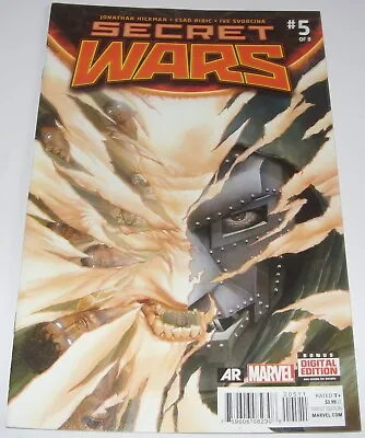 Buy Secret Wars No 5 October 2015 1st Print Marvel Comic God Doom Wolverine Deadpool • 19.99£