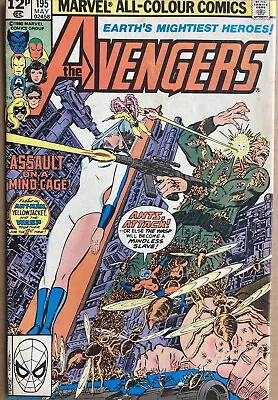Buy The Avengers #195 May 1980 1st App Of TaskMaster In Cameo George Perez Art Key • 14.99£