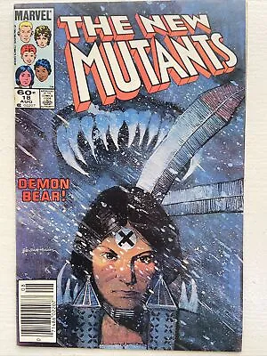 Buy NEW MUTANTS #18 (1984) NEWSSTAND 1st WARLOCK & DEMON BEAR |  X-MEN MARVEL COMICS • 7.88£