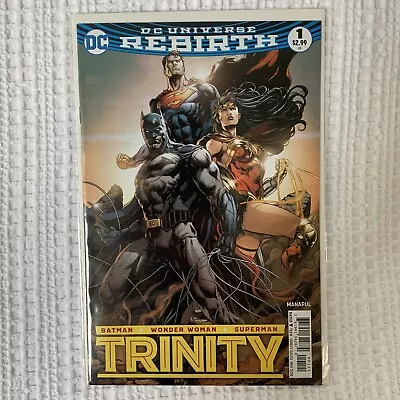 Buy Trinity #1 Jason Fabok Variant NM DC Comics Rebirth Batman Superman Wonder Woman • 3.99£