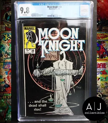Buy 1984 Moon Knight 38 CGC 9.8 Last Issue Classic Cover • 128.05£
