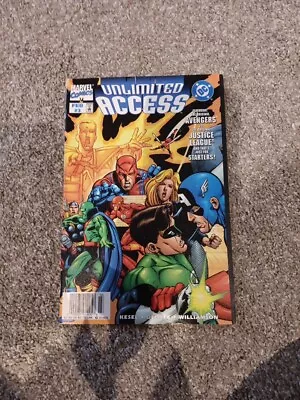 Buy Unlimited Access #3 1998 Marvel DC Crossover Justice League V Avengers /Darkside • 4£